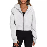 Korean Version Of The Autumn And Winter 2025 Version Of The Fashion Hooded Pocket Zipper Plus Velvet