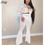 Women Tracksuit Biker 3 Piece Set See Through Sheer Mesh Party Night Clubwear Tracksuit Clothes For Women