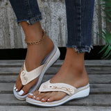 Zingj New Metal Buckle Beach Slippers Women's Casual Sandals