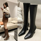High-Tender Boots Elasticity Can Not Be Knee Small High Boots