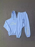 Brand Printed Street Men's And Women's Loose Basic Hooded Sweater Leisure Sweater