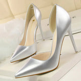 Shoes Patent Leather Heels 2022 Fashion Woman Pumps Stiletto Women Shoes Sexy Party Shoes Women High Heels 12