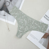 Fabric!Dermeal Lace Comfortable Breathable Thin And Scarless Lady T-Shirt Trousers Heart-Shaped Rose Cherry Print