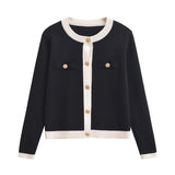 Single! New Women's Fashion Leisure Collar Short Sleeve Single Buckle Knitted Shirt