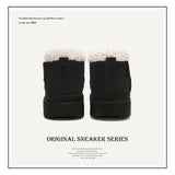 Shoes Winter Ugly Big Shoes Black Set Warm Cotton Shoes Short Snow Boots Men And Women's Same