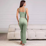 Pajamas Female Lace Lace Sling Trousers Sexy Royal Elder Sister Lady Home Clothes Two