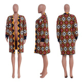 Zingj New Women's Dress Color Long Handmade Knitted