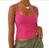 New 10-Color Optional Knitted Pure Desire Sling With Vest Repair Y2K Hot Girl Women's