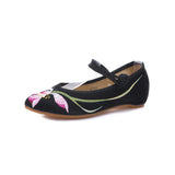 Zingj Shoes Single Shoes Embroidered Cloth Shoes One Foot Pedal, Embroidered Shoes Ethnic Wind Cloth Shoes Casual Women's