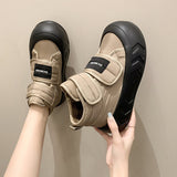 Velvet Warm Snow Boots Women 2025 New Winter Cotton Shoes Thick Head Bread Thick Bottoms With Short Cylinder