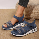 New Women's Summer Slopes And Thick-Soled Casual Sandals And Cold Sandal Slides Water Drill With Thick-Soled Sandals