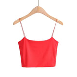 Zingj New INS Short Slim U-Collar Double Belt Suspender Tight Sexy Elastic Blouse