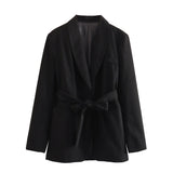 And Dress Blazer 231018 Straight-Fits High-Rise Trousers 2216118