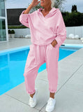 Women's Solid Color Hooded Sweatshirts In The Fall Of