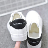 New Small White Shoes Female Korean Version Of Students With Flat Shoes Flat Sports Leisure Round Head Flat Women's Single