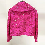 New Star Fashion Rosy Series Of Brocing Heavy Industry Nails Short Sleeve