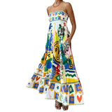 New Casual Dress Women's High-Waisted Sleeveless Vest With Joint Dress