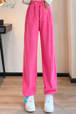 Winter Warm Sweatpants Women Fleece Trousers Solid Lose Thick Casual Pants Winter Warm Women Fleece Cotton