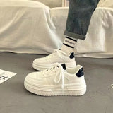 Hong Kong Style Design Retro Thick-Soled Shoes Children's New Chic Original Small White Shoes Casual Bread