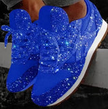 2025 New Loose Cake Lily Casual Shoes Breathable Water Drill Thick-Soled Sports