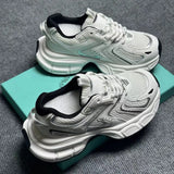 Luth's Same Silver Old Dad Shoes Women 2025 Summer New Thick-Soled Mesh Breathable Sports Casual