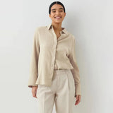 2025 Long-Sleeved Cotton Covet Shirt New Comfortable Loose Shirt