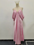 Temperament Dress 2025 Autumn And Winter 2025 New Elegant Slimming Irregular Design Sling