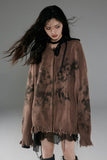 Extra Distressed Zip-Up