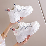 Small White Shoes 2025 New High-Heeled Shoes Children Summer Thin Breathable Short Man Showing Thin Old Dad