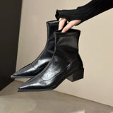 Martin Boots Short Boots Women's Autumn And Winter With Women's Boots Fashion Coarse And Thin Boots Small Design High