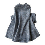 Cardigan Seven-Sleeve Coat Woman 2025 Autumn And Winter New Korean Version Of Fashion Trend Coat