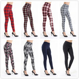 Plaid Printed Fashionable Slimming Cropped