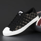 Men's Shoes 2025 Autumn Men's Canvas Shoes Korean Trend Chessboard Shoes Autumn Comfortable Casual Shoes Men's