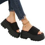 And Summer New Fashion Cake And Thick Bottom 43-Yard Slippers Women's First-Word