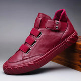 9857 Spring And Autumn Men's High Gang Casual Board Shoes Thick-Soled Men's Single