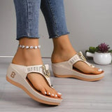 Women's Shoes 2025 Summer New Beach Clip Slope And Cool Slippers Women's Women's