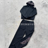 Harajuku Y2K Star-Studded Autumn Hoodie Zip Long-Sleeved Hoodie