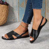 Toe Sandals Women Large Size Type Buckle Beach Cool