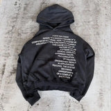 Trendy Letter-Print Hoodie With Color Trousers Trousers Men's And Women's