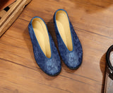 Zingj Shoe Box Men's Shoes Swing Embroidered Cloth Shoes Single Shoes Father Shoes Brother Shoes Flat Casual Walking