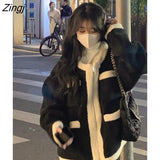 Jackets Women Baggy Tender Ladies Winter Warm Hipster Korean Style New Arrival Chaquetas Para Mujer Design Student
