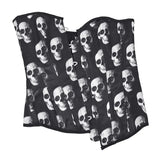 Cardinian Girded Court Bodysuit Simple Shoulder Strap Bouquet On The