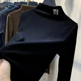 Zingj Korean Version Of Long-Sleeve T-Shirt Women's