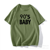 New Letter Pure Cotton T-Shirt Women Simple Basic Short-Sleeved Top Women's Free-Fitting