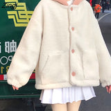 Jackets Women Cute Loose Girlish Winter Coats Hot Sale Stylish Korean Style Patchwork All-match Sweet Elegant Design
