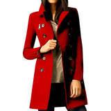 And Winter New Japanese And Korean Burst Single Long Hair, The Female Coat Cuff Zipper Coat Double Buckle