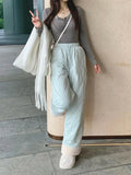 Puffer Thick Fleece Warm Pants- Outfit