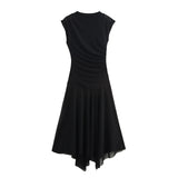 New Sleeveless Fan Flute Dress