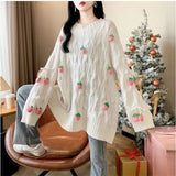 Strawberry Tassel Sweater- Outfit