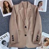 Zingj Yellow Suit Jacket Female 2024 Spring And Autumn New Leisure Temperament Spring And Autumn Fried Street Small Suit